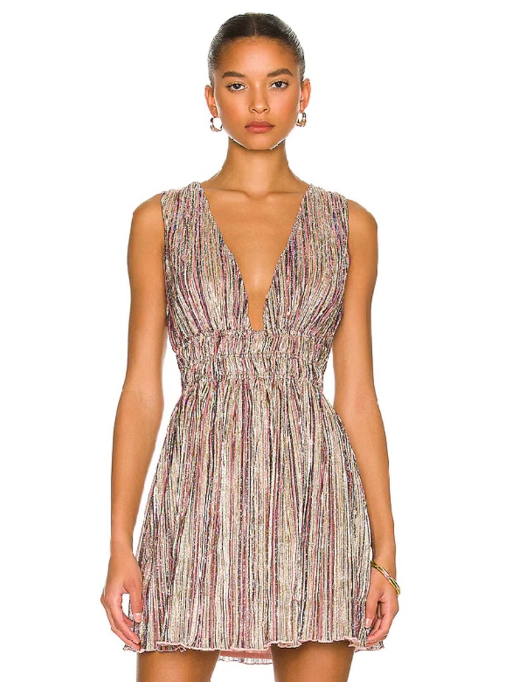 House of Harlow 1960 Metallic Mini Dress